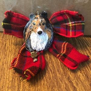 Blue Merle Collie Ornament